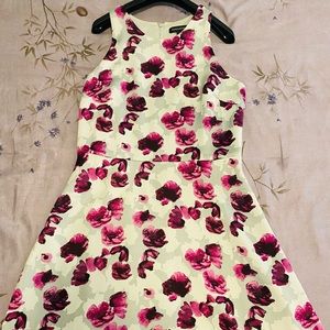 Banana Republic cocktail dress. Silver and purple.